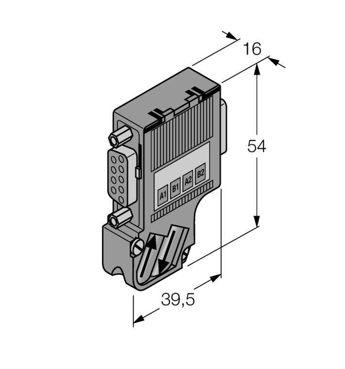 Turck D9T-Rs485Pg /6Es7972-0Bb61-0Xa0 6890943
