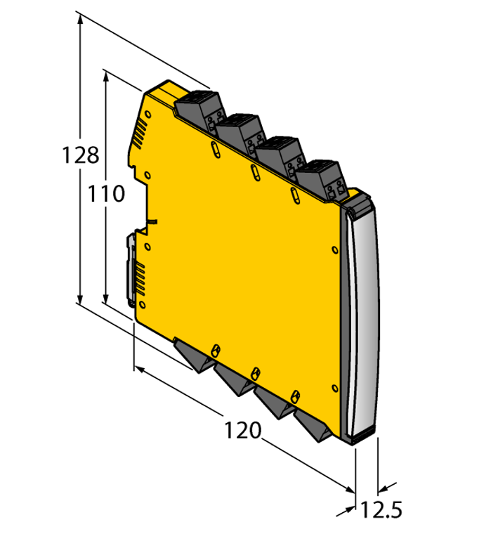 Turck Imx12-Di03-1S-1Nam1R-0/24Vdc/Cc Iso Barriers 7580002