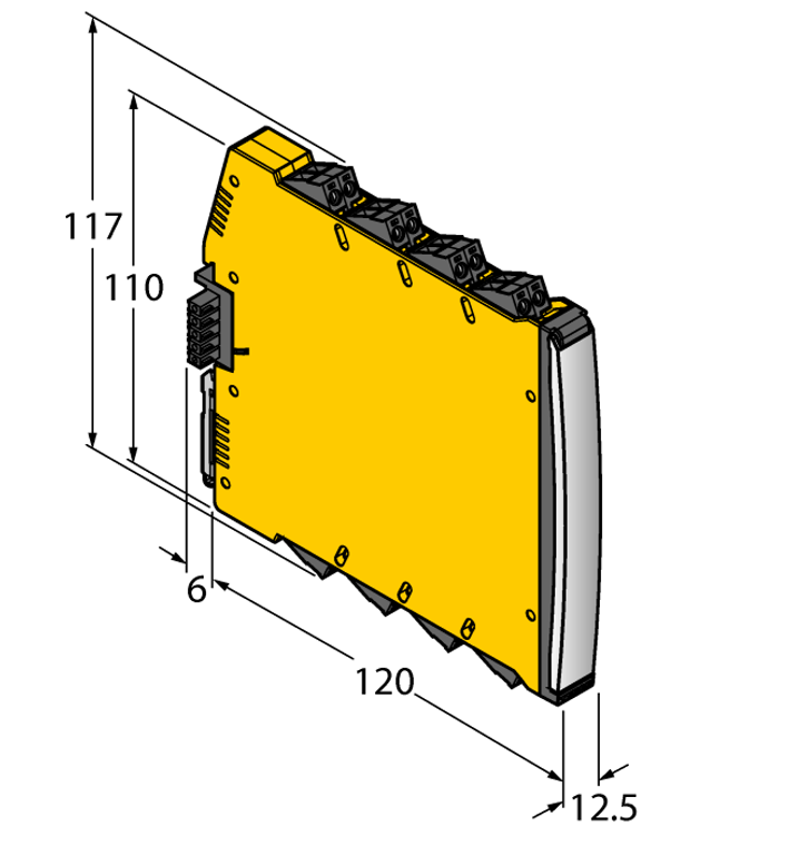 Turck Im12-Fi01-1Sf-1I1R-Cpr/24Vdc Isolated Barriers 7580224