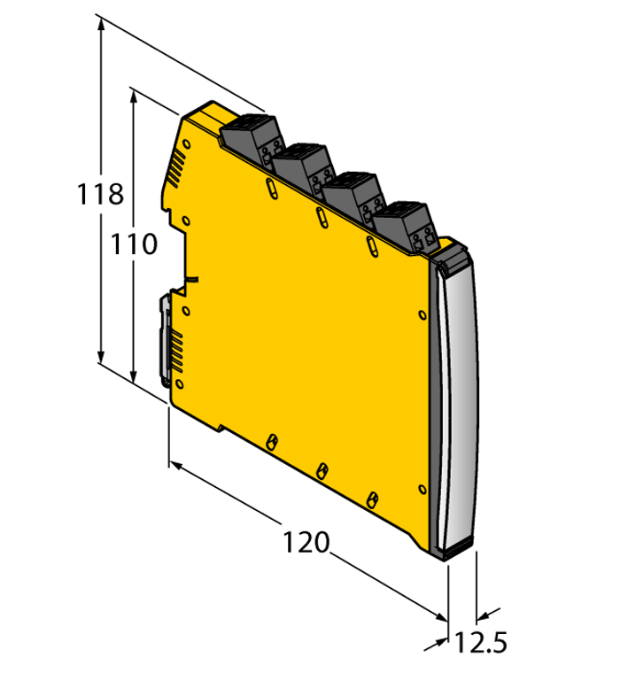 Turck Imx12-Ps02-Ui-Uir-Pr/24Vdc/Cc Interface Acc 7580611
