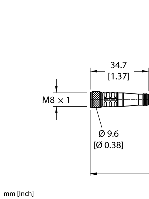 Turck Pkg 4M-1-Pkg 4M/S90 Cordsets U0906-31