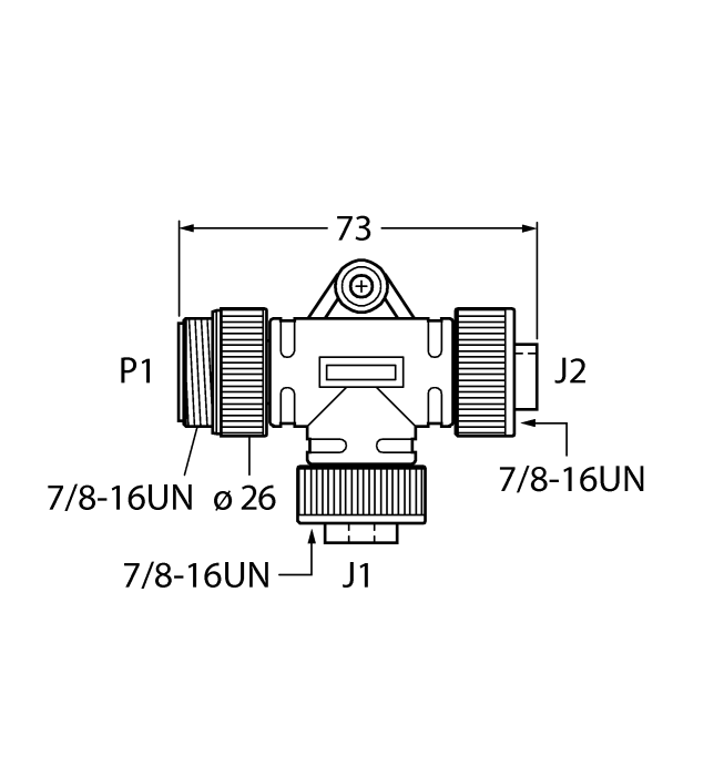 Turck Rsm-2Rkm 40/S771 Splitters U2-21691