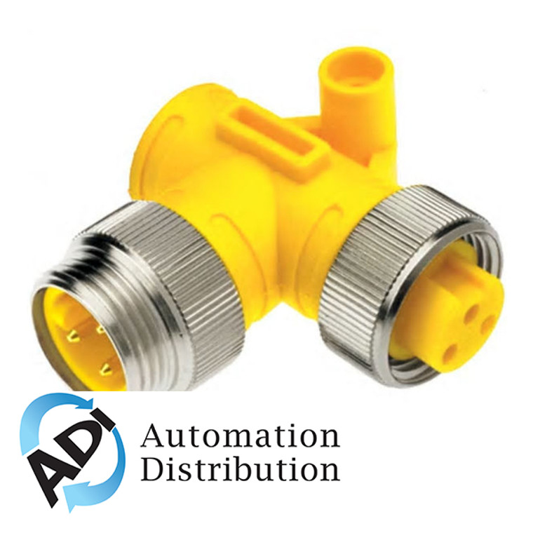Turck Wsm Rkm 30-4M Double-ended Cordset, Right angle Male Connector to Straight Female Connector 777000424