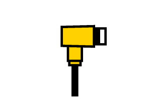 Turck Wkc 4.4T-3 Single-ended Cordset, Right angle Female Connector
