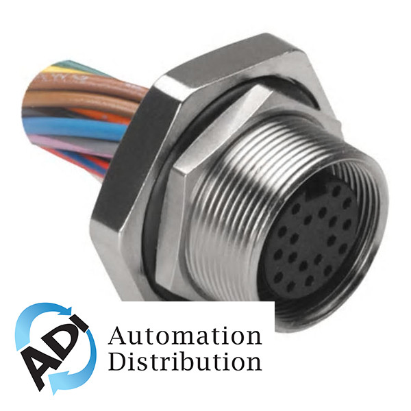 Turck Bsfd 19-19-0.5 Single-ended Receptacle, Male Receptacle 777002566