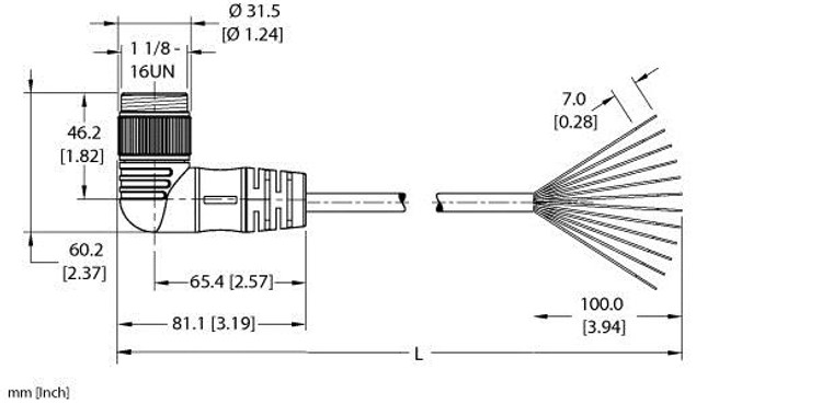 Turck Wsm 126-6M/S90