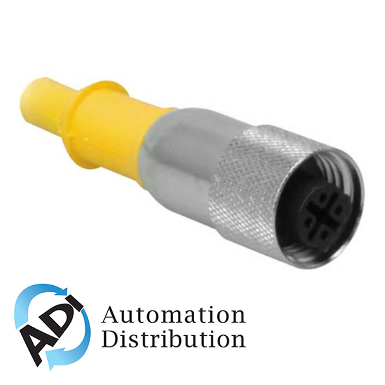 Turck Kb 4T-4-Wsb 4T/S105 Double-ended Cordset, Straight Female Connector to Right angle Male Connector 777015552