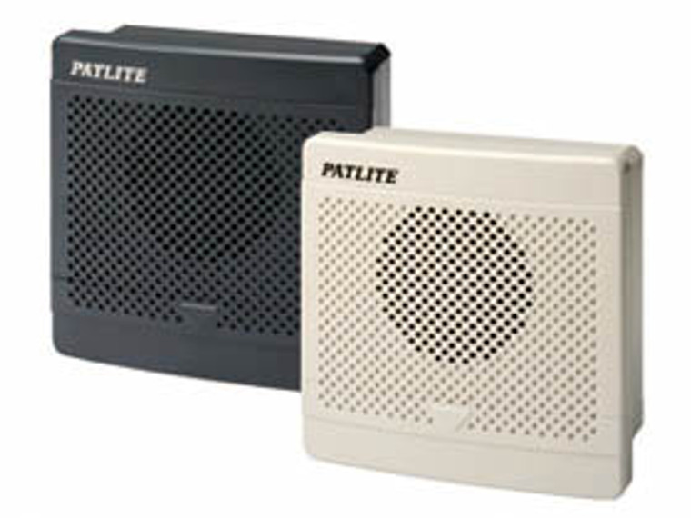 Patlite BKV-31JF-J 8-channel MP3 field programmable annunciator. Color: Off-white