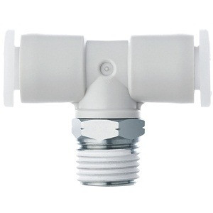 SMC KQ2T12-04GS KQ2T-G Series Metric Size One-touch Fittings Stainless Steel Male Branch Tee Connection Thread R