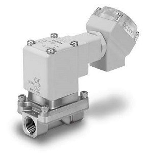 SMC 25A-VXZ230ACB 25A-VXZ Series Compatible With Secondary Batteries Zero Differential Pressure Type Pilot Operated 2 Port Solenoid Valve For Air