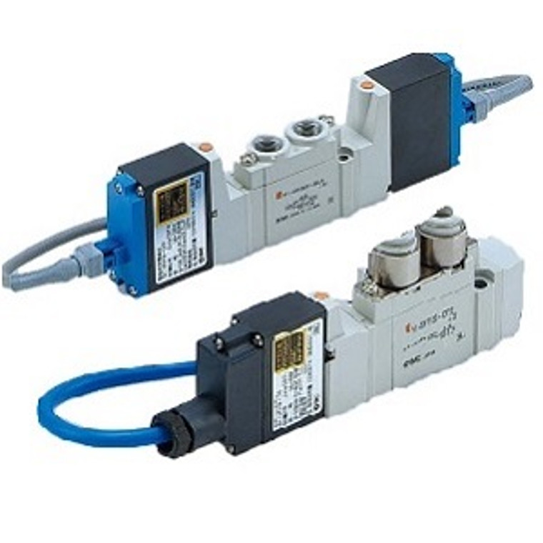SMC 53-SY7320-TT30-02 53-SY5000/7000/9000 Series Intrinsically Safe Explosion-proof Structure 5 Port Solenoid Valve Body Ported Type/Body Ported Manifold Single Unit