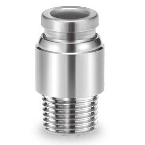 SMC KQB2S07-N02-F KQB2-F Series FDA Compliant Fittings Metal One-touch Fittings Applicable Tubing