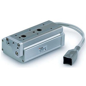 SMC LESH25REK-100-R1CM18 LESH-E Series Electric Slide Table/High Rigidity Type Battery-less Absolute Encoder