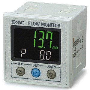 SMC LFE0B-GC LFE0 Series 3-color Display Digital Flow Monitor