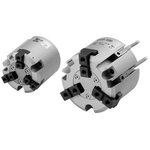 SMC MHS3-80D-M9BAVL MHS3 Series Air Gripper Parallel Style Slide guide Type Round body 3Finger Standard Type