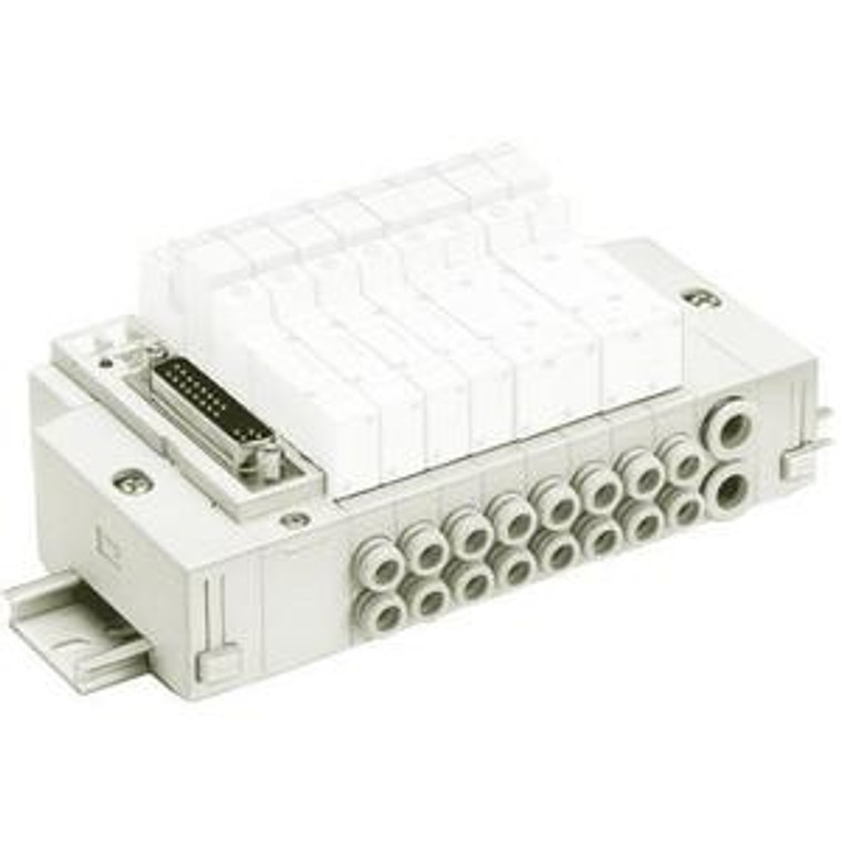 SMC SS5Y3-45NFD-09D-C6 SY3000·5000 Series 5 Port Solenoid Valve Base Mounted Manifold Stacking Type/DIN Rail Mounted/Plug-in Type45F