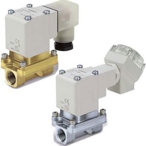SMC VXZ252JGKXB VXZ Series Zero Differential Pressure Type Pilot Operated 2 Port Solenoid Valve For Water