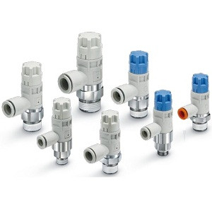 SMC AS42Q-N04-11 AS-R/AS-Q Series Air Saving Speed Controller With Pressure Reduction Function/With Rapid Supply And Exhaust Function