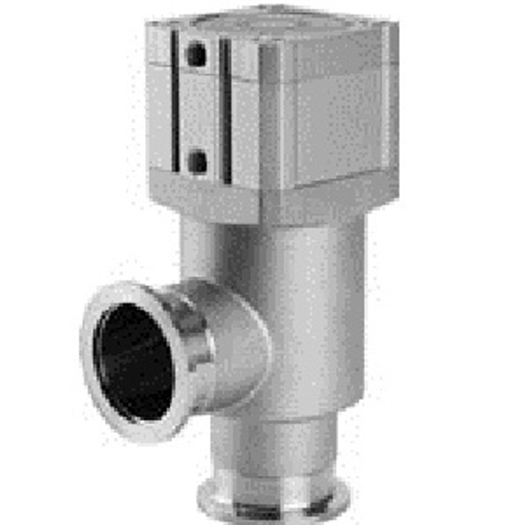 SMC XMC-40H0 XMC Series Stainless Steel High Vacuum Angle Valve Double Acting/Bellows Seal Flange Size