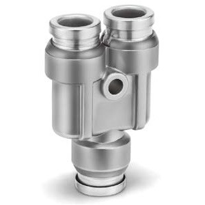 SMC KQB2U03-00-F KQB2-F Series FDA Compliant Fittings Metal One-touch Fittings Applicable Tubing