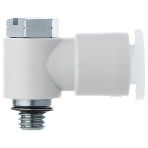 SMC KQ2V06-M5G1 KQ2V-G Series Metric Size One-touch Fittings Stainless Steel Universal Male Elbow Connection Thread M