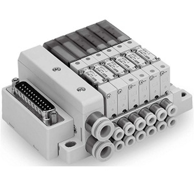 SMC SS0751-08N3N9FD0 S0700 Series Manifold Slim Compact Plug-in Manifold Bar Base F Kit (D-sub Connector)
