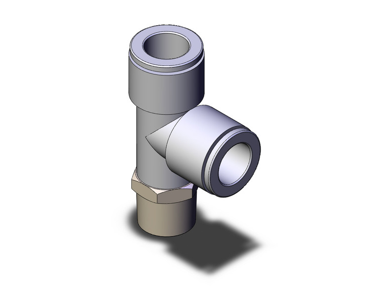 SMC KGY16-04 Fitting, Male Run Tee Pack of 2