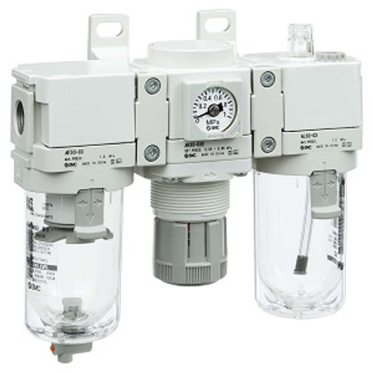 SMC AC30-F02-D AC20-D?AC40-D Series Air Combination Air Filter + Regulator + Lubricator
