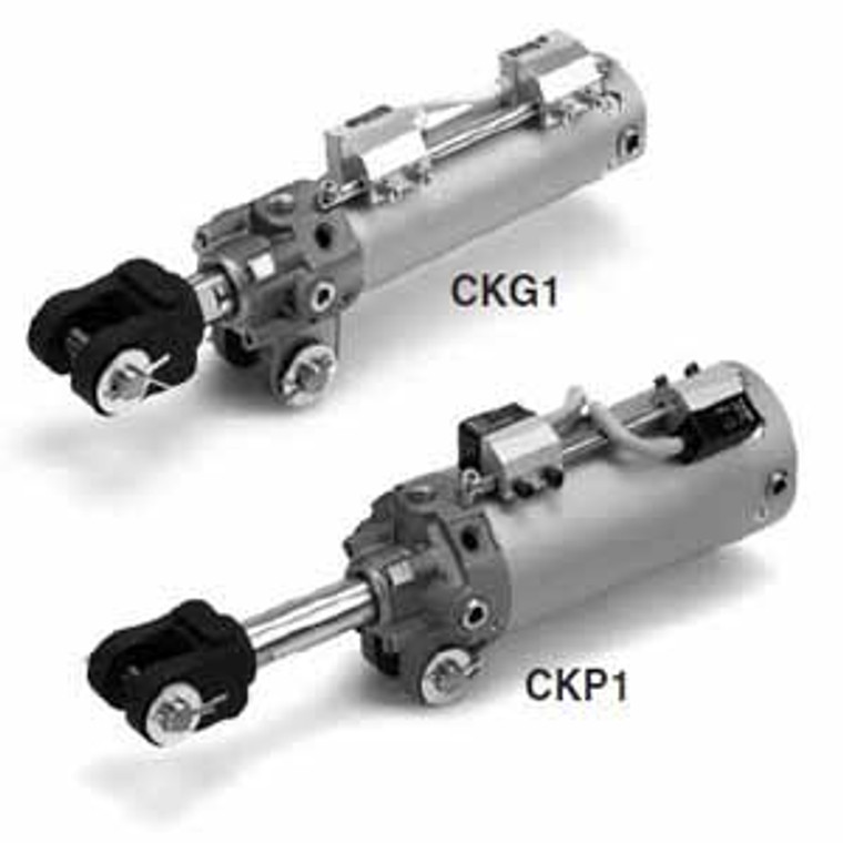 SMC CKG1B63TN-100YAZ-P3DWASE CKG1-Z/CKP1-Z Series Clamp Cylinder With Magnetic Field Resistant Auto Switch Rod Mounting Style