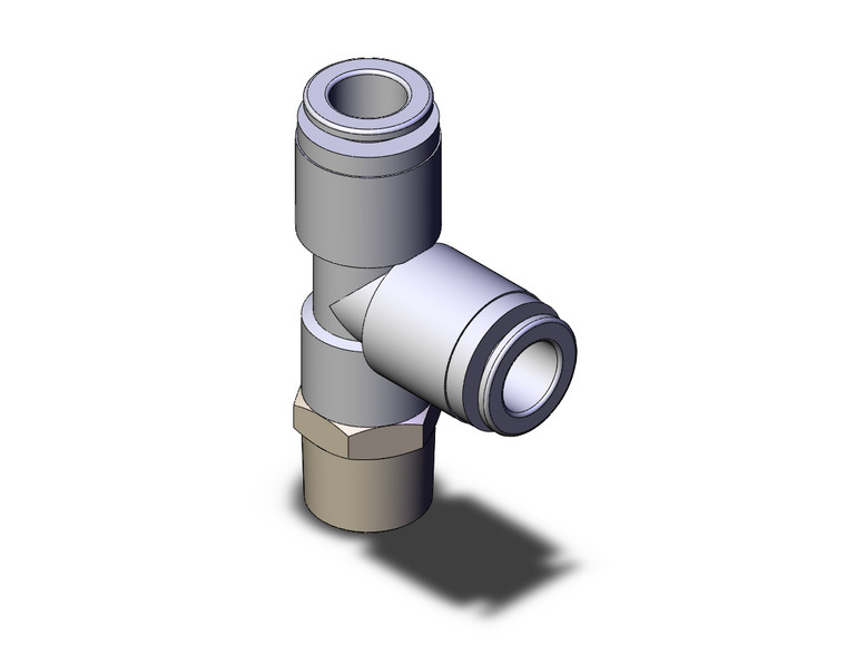 SMC KPY10-03 Fitting, Male Run Tee Pack of 5