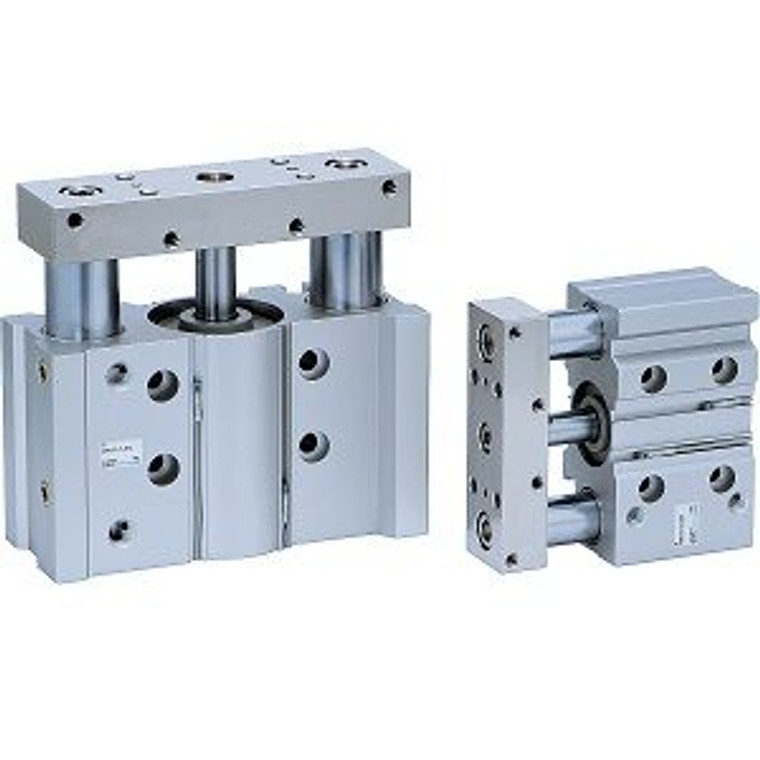 SMC MGPS80N-25-M9PZ MGPS Series Compact Guide Cylinder Heavy Duty Guide Rod Type