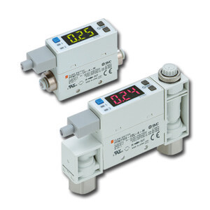 SMC PFM711S-N7-B-NA-WS 2-Color Digital Flow Switch For Air