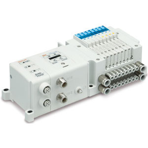 SMC JJ5SY3-10SZE4B-04D-C6 4 Station Mfld,Plug-In Connecting Base