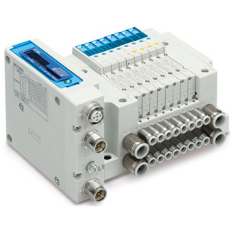 SMC JJ5SY3-10SEBN-04US-C6 4 Station Mfld,Plug-In Connecting Base