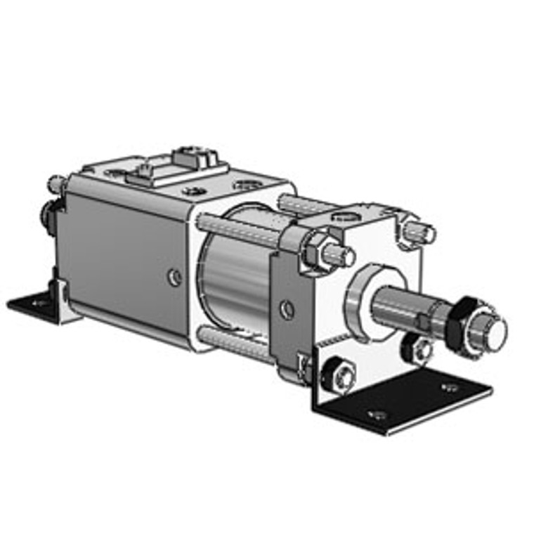 SMC CDLA2WL100-425-E CLA2W Series Fine Lock Cylinder Double Acting,Double Rod