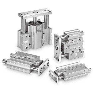 SMC MLGPM50-350Z-B MLGP-Z Series Compact Guide Cylinder With Lock