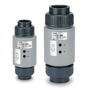 SMC LVW90-80A-N LVW Series PVC Quick Drain Valve