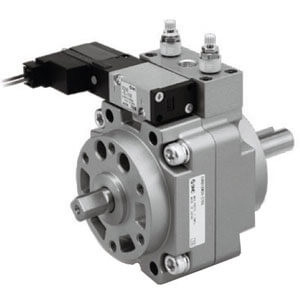 SMC CVRB1BW80-180S Actuator, Rotary, W/ Solenoid Valve