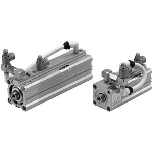 SMC RDLQL32TN-40M-FR RLQ Series Compact Cylinder With Air Cushion and Lock