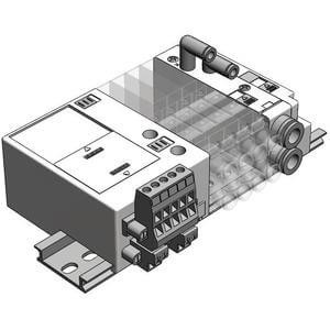 SMC SS5J3-60SV2D-07BL Mfld, Plug-In, Connector Type