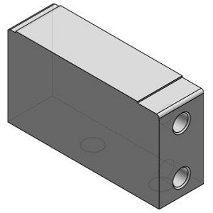 SMC VVFS3000-1A2-2-03 Replacement Parts Manifold Block Assembly