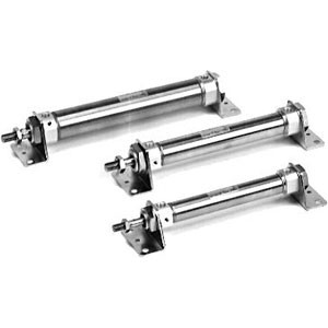 SMC 10-CDM2XB20TN-300Z-H7A1 10-/11-CM2X-Z Series Clean Series Low Speed Cylinder Double Acting,Single Rod