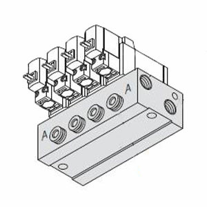 SMC SS3YJ5-41-11-C4 SYJ500 Series 3Port Solenoid Valve Rubber Seal Manifold For Lnternal Pilot Type 41