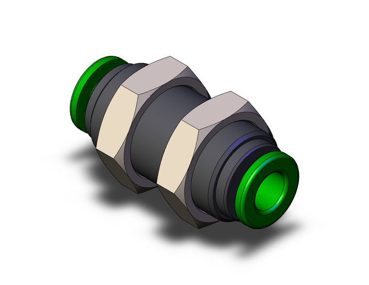 SMC KRE08-03W2 Fitting, Bulkhead Connector Pack of 10