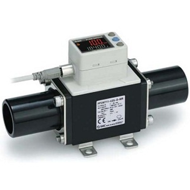 SMC PF3W711-U25-B-MR PF3W Series 3-color display Digital Flow Switch For Water Integrated display
