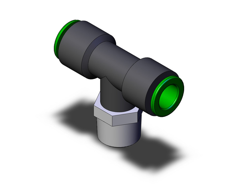 SMC KRT10-03S Fitting, Branch Tee Pack of 5