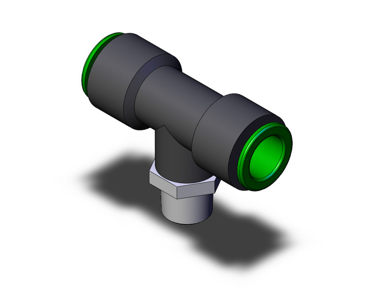 SMC KRT12-02S Fitting, Branch Tee Pack of 5