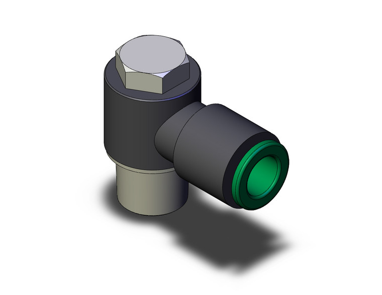 SMC KRV08-02S Fitting, Univ. Male Elbow