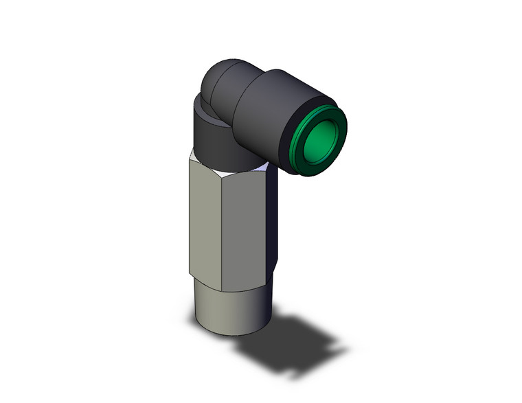 SMC KRW10-03S One-Touch Fitting, Flame Resistant