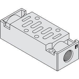 SMC VV71-P-02F Individual SUP Spacer For VQ7-6 Series